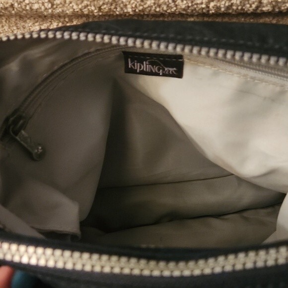 Kipling "Keiko" Black Nylon Messenger Crossbody Bag - Picture 9 of 10